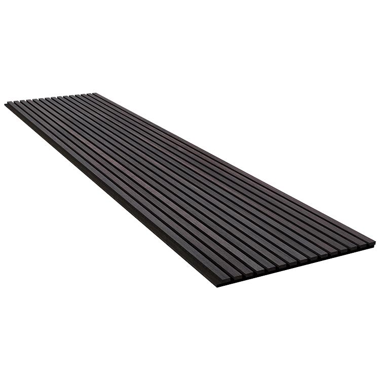 Fast Shipping Natural smoky dark wood slat panel